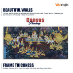 VIBECRAFTS Canvas Paintings for Living Room Drawing Room Hindus Canvas Wall Painting Fitted With Wooden Frame For Home | Office | Living Room | Gift (PTVCH_2715)