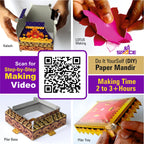 Shree Space (A2) Big Mandir MAKHAR Decoration | Ganesh Jayanti | Ganesh Puja | Maghi Ganeshotsav | for All Festivals | DIY Paper 3D Temple Decorations |