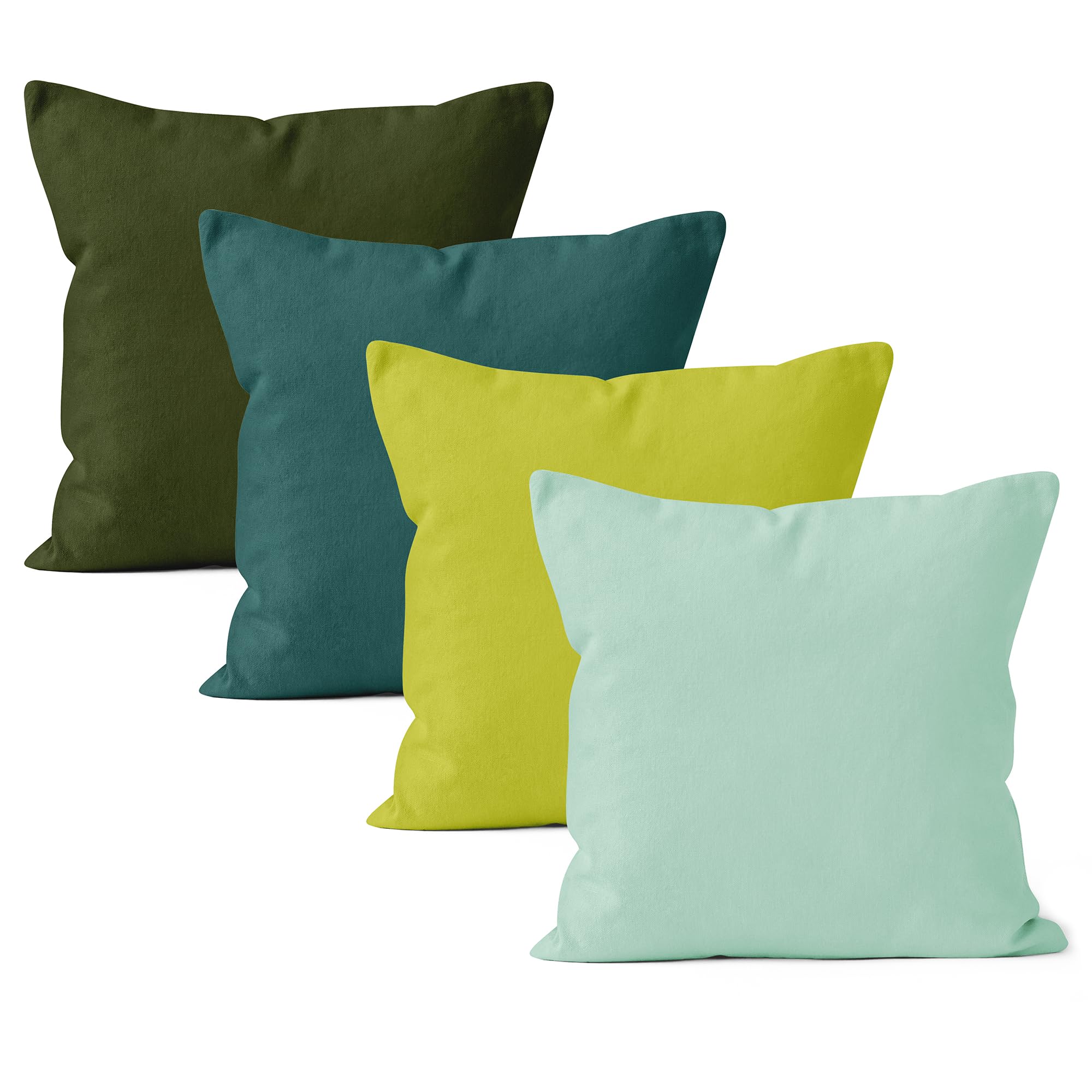 Encasa XO Cushion Covers, No Inserts, Cotton Throw Pillow Cases