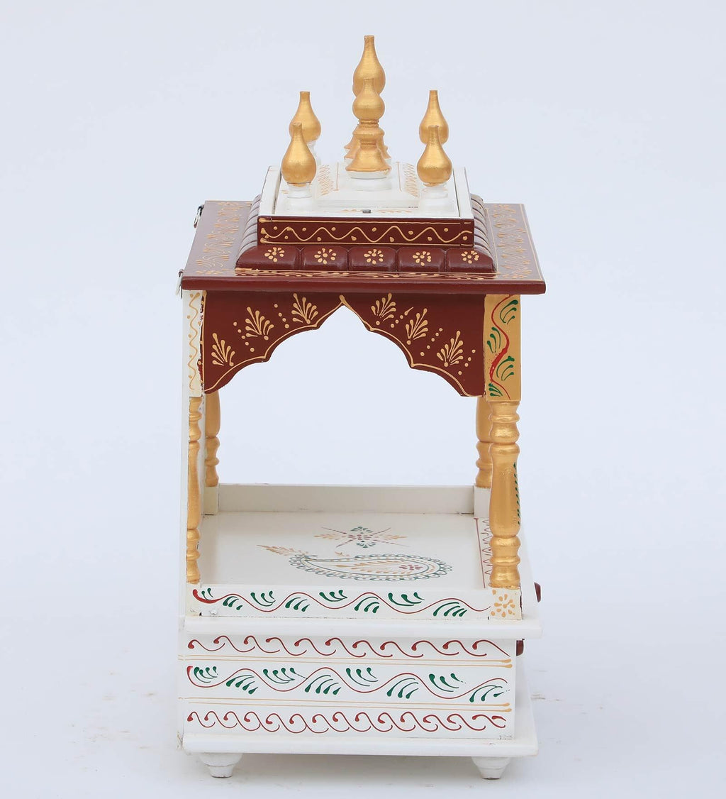 Kamdhenu Art and Craft Wooden Temple/Home Temple/Pooja Mandir/Pooja Mandap/Temple for Home (Copy60 Cm)