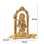 KridayKraft Metal Radha Krishna Statue Gold Plated Decor Your Home,Office & Radha Krishna Murti Idol Showpiece Figurines,Religious Krishna Idol Gift Article...