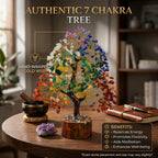 7 Chakra Crystal Tree 500 Beads | Home Office Decor | Spiritual Gift