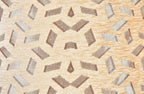 DECOMIZER Jacquard Geomteric Cushion Covers 24 Inch X 24 Inch Set Of 2 Ethnic Motifs 240 TC Cushion Covers,Design- Bricks,Color- Beige