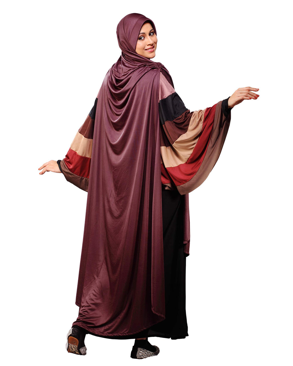 Mehar Hijab's Muslim Modest Women's Stylish Poly Cotton Solid Hijab ULEMA (Coffee, Large)