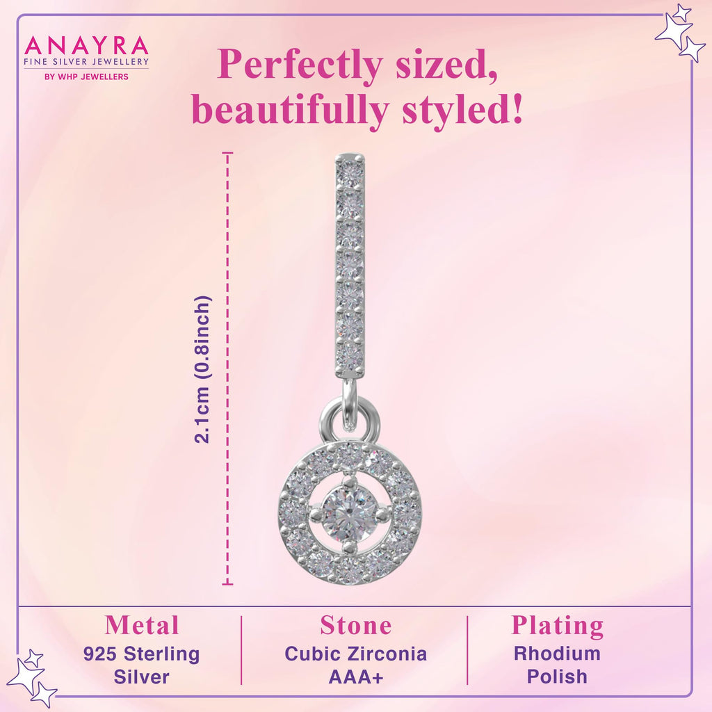 925 Sterling Silver Earrings for Women | Elegant Dangler & Drop Stud Design | Hypoallergenic, Lightweight, Fine Jewelry Gift for Girls & Ladies