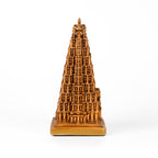 Artarium Rameshwaram Temple Miniature Statue – Shiva Lingam Model, Ramanathaswamy Mandir Idol, Sacred South Indian Temple Decor for Home/Office, Puja Gift, (Resin, Height- 9 Inch, Antique Finish)