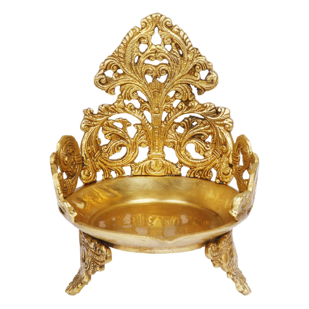 Artvarko Brass Traditional Urli Bowl Showpiece for Floating Flowers and Candles Home and Office Decoration Diwali Decoration Items/Diwali Gift