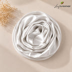 Leaf & FEATHER™ Muna Satin Hijab Scarf for Women | Satin Hijab Set Pack of 2 | 200 x 70 cm | Silky & Lightweight | Elegant Daily Wear & Occasion (13. Dusty Lavender + Pearl Silver)
