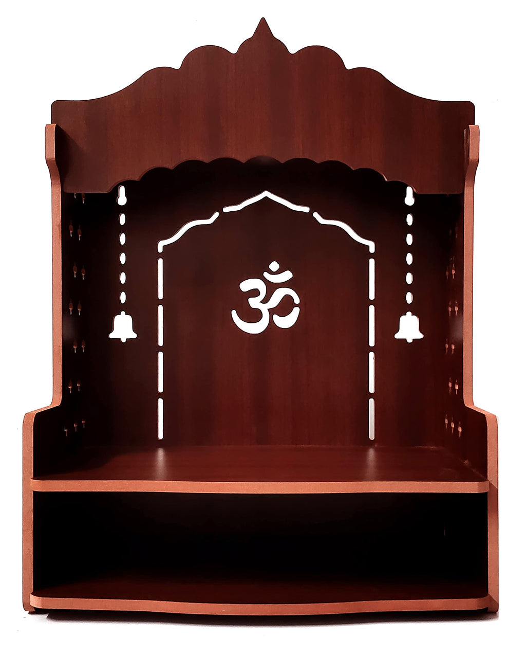DIVOKAH® Beautiful MDF Wooden Temple/Home Temple/Pooja Mandir (8 MM Plywood Thickness) (BR Decor)