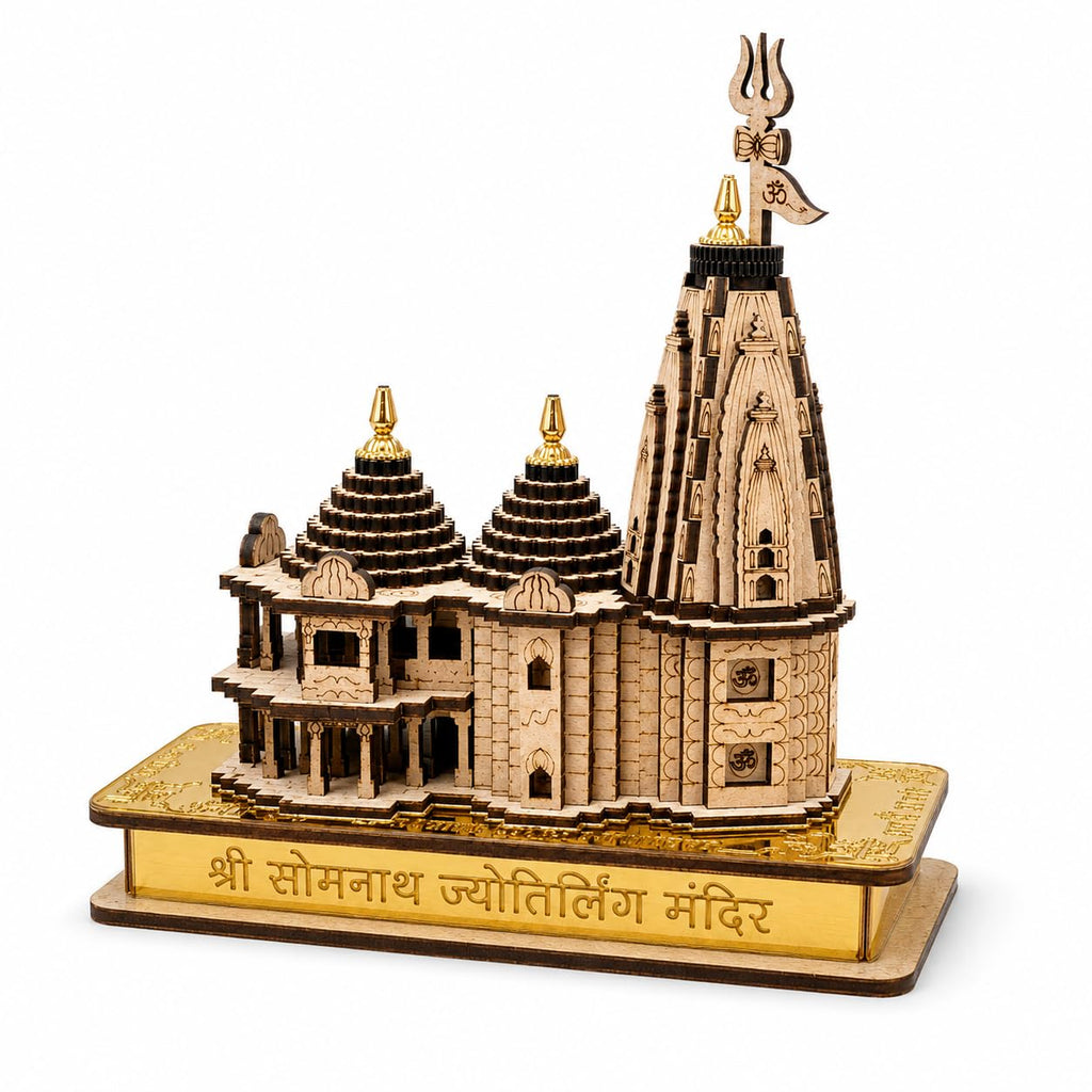 CDR ART'S 6Inch Somnath Temple 3D Model