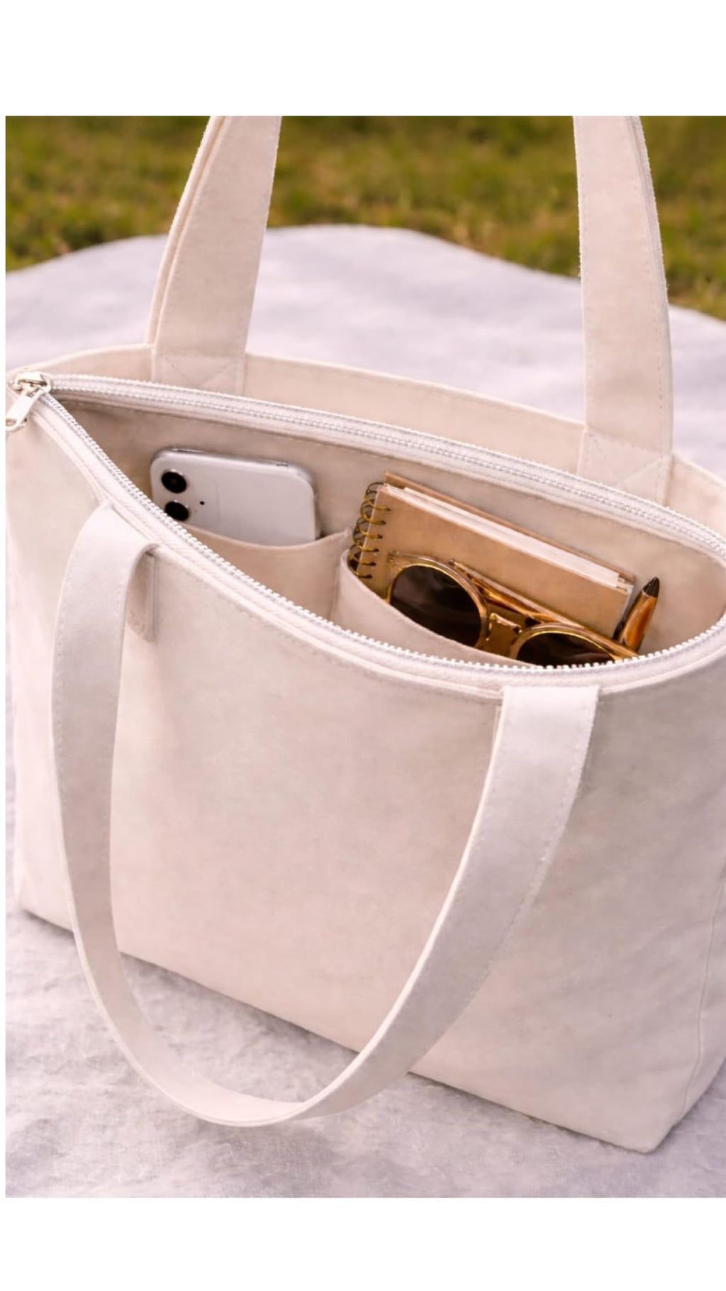 ABSTRACT INDIA Handcrafted Shoulder Tote Bag with Zipper Closure | Cotton Canvas Breathable fabric | Travel, Office, College & Daily Use Tote Bag for Women