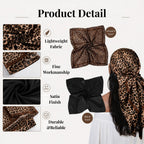 BendJoy 2 PCS Scarf for Women Stylish, Satin Silk Head Scarf, Soft Square Bandanas for Women, Elegant Summer Headscarf for Styling, Hair Protection & Daily Fashion Wear(35.4in×35.45in
