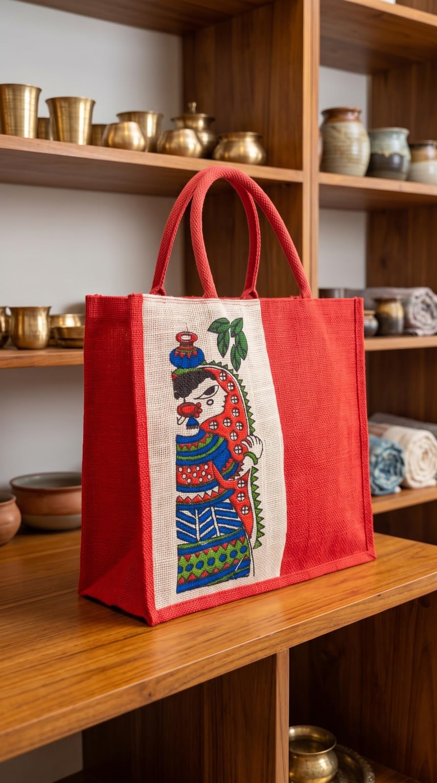 NEXUS Madhubani jute Bag