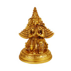 ARTVARKO Brass Garuda Idol Statue Vishnu's Vehicle Vahana Eagle for Temple Home Decor Vaastu Feng Shui Vastu Lucky Charm Gift Height 5.5 Inch