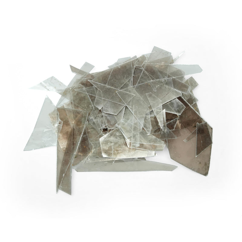 TREE MAISON CORONATING HOMES Natural White Mica Chips (Muscovite) | Raw Crystal Chips for Healing, Energy Work, Meditation & Home Decor | 500g Pack |