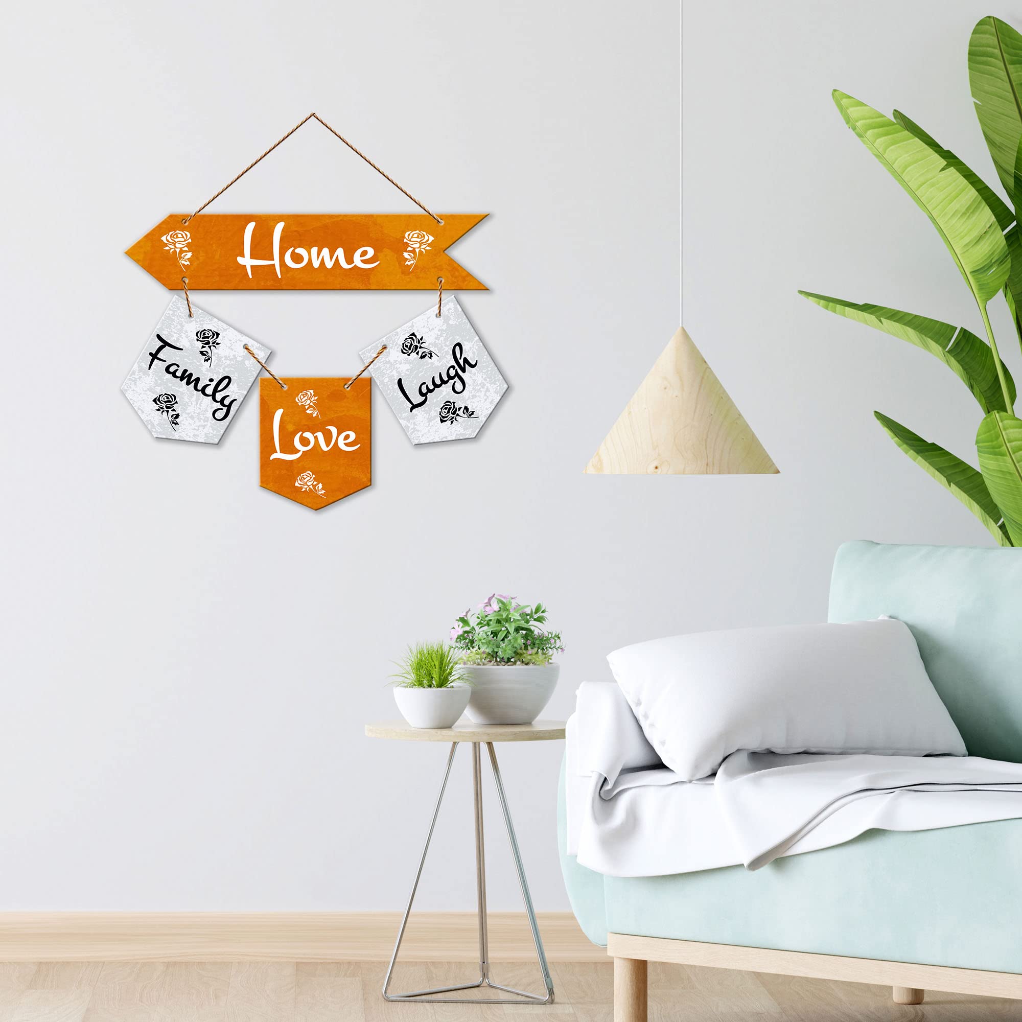 Artvibes Wall Hanging Home Decorative Wall Art for Living room | Bedroom | Gifts | Wall Hanger for Decoration | Modern Decor | Artwork | Wall Sculpture | Signs & PlaquesArt Print (WH_6419NR)