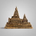SILAII Mahabalipuram Shore Temple Showpiece – 5 Inch, Antique Bronze | Ideal for Study Table, Living Room, Office Decor & Gifting