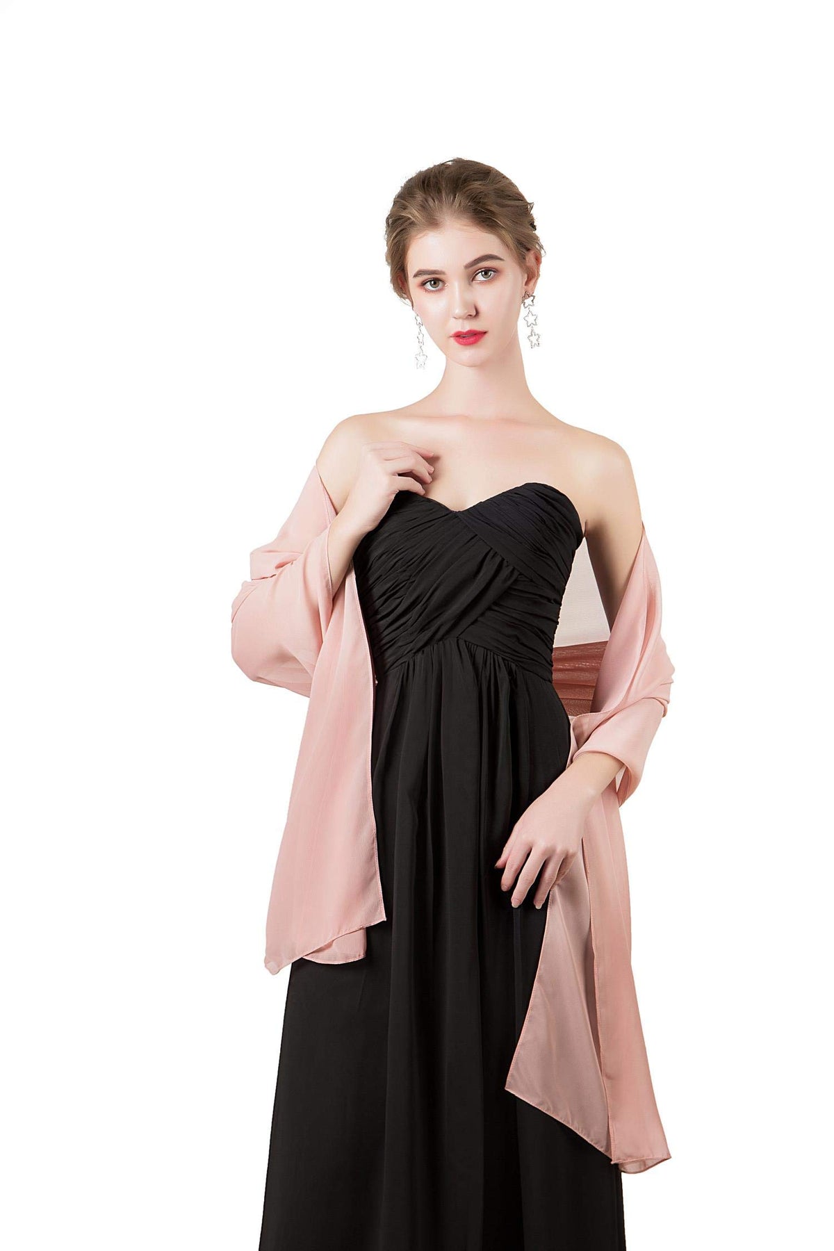Soft Chiffon Scarve Shawls Wraps for Dresses Women Accessories