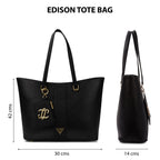 Lavie Signature Women's Edison Colourblock Tote Handbag | Tote Bag for Work | Ladies purse | Stylish Shoulder Bag | Gift for Women