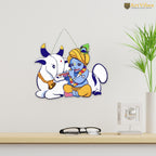 Artvibes Decorative Design Wooden Wall Hanging for Home Decor | Office | Gifts | Living Room | Bedroom | Wooden Decorative Items | Modern Painting | Artworks Decoration (WH_8601N)