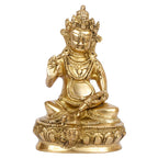ARTVARKO Brass Kuber Maharaj Idol Statue God Murti for Locker Diwali Pooja Puja Kuvera Lord of Wealth Prosperity and Money Treasurer 8 Inch