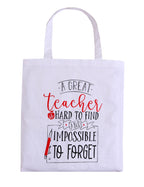 Mayatra's Organic Cotton Tote Gifting Bag, Eco Friendly Lightweight Reusable Grocery Shopping Cloth Bags,Christmas Gift… (Teacher_5)