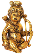 Prince home decor & gifts Lord bal ram ji with dhanush Gold Plated