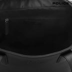 Police Sazza Daily Use Tote Bag | Spacious, Stylish, Sturdy PU Material Handbag Zippered Compartment | Office and Travel Friendly for Girls, Women- Black