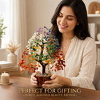 7 Chakra Crystal Tree 500 Beads | Home Office Decor | Spiritual Gift