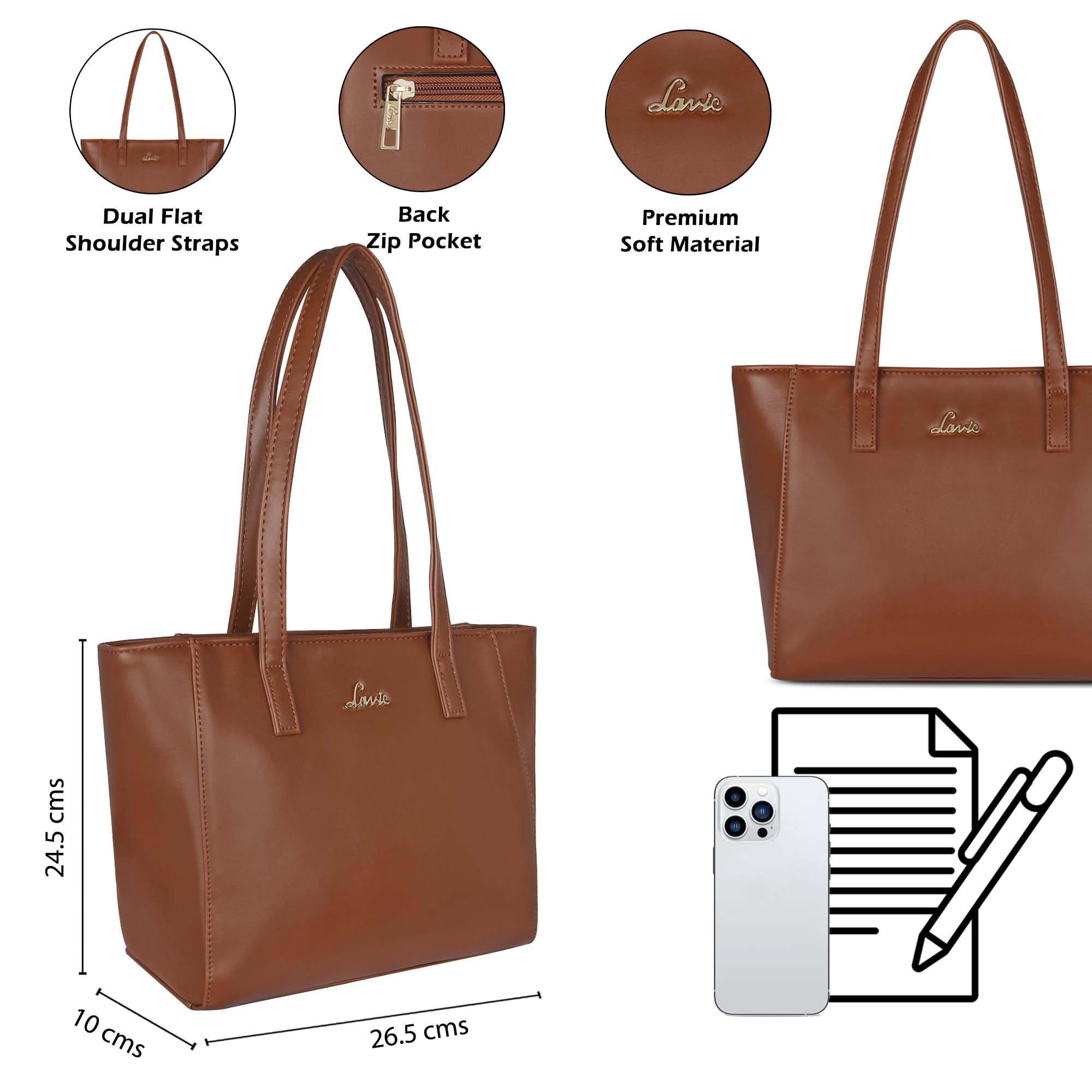 Lavie Women's Betula Tote Handbag | Ladies Purse Handbag | Bag for Women