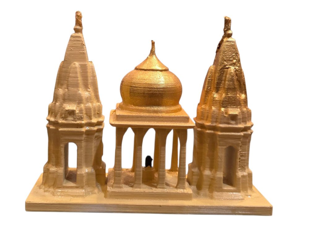 DevaDarshan Kashi Vishwanath Jyotirling Miniature Temple | Divine Shiva Idol for Home Mandir, Festive Puja & Traditional Décor