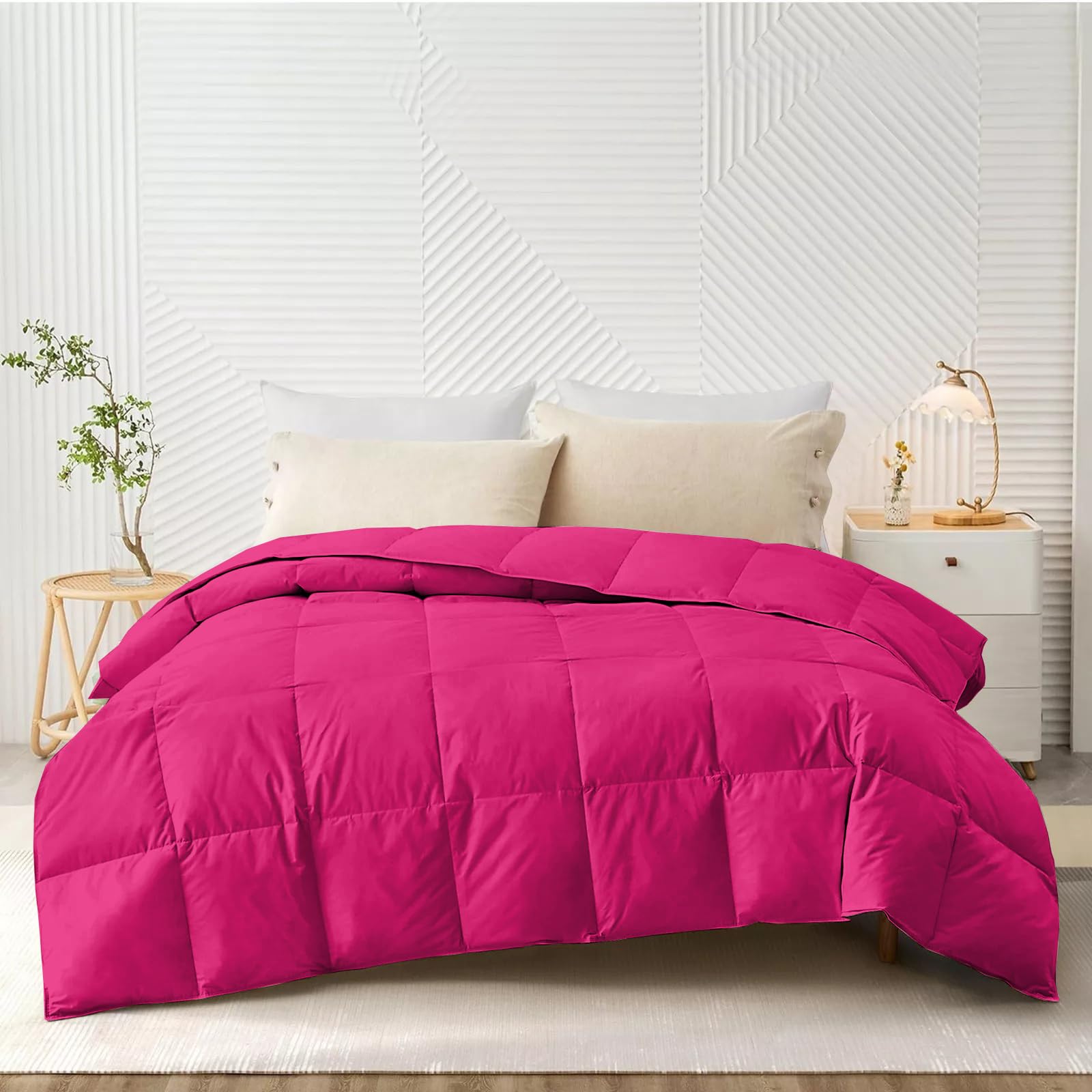AYANSHI BEDDING Super Soft 100 GSM Ac Blanket/Ac Comforter Single Bed Summer Comforter Microfibre Lightweight (60 X 90 Inches) - Single Bed Comforter - Hot Pink Color Kafalo