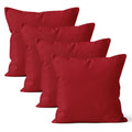 Encasa XO Cushion Covers, No Inserts, Cotton Throw Pillow Cases