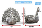 KridayKraft Designed with a Versatile Central Cavity, This Peacock Serves as a Stunning tealight Candle Holder, a mini Indoor Planter, a Unique Pen Stand, or a Sophisticated Vanity Organizer.