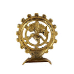 KridayKraft Metal Natraj Shiva Idol Natrajan Statue for Home Decor,Gold Plated Dancing Shiva Natraja/Natrajan (Mahakal Murti) Showpiece Figurine Murti Deccoration & Gifts Article...