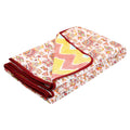 Cloth Fusion Reversible Dohar Double Bed, Soft Cotton Blend AC Blanket for Summer (84x87 inches, Jaipuri Abstract) Kafalo