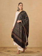 Pashmoda Women Paisley Harmony Kaani Wool Blend Stole (Size : 28x80in, 71X203cm) AVST10