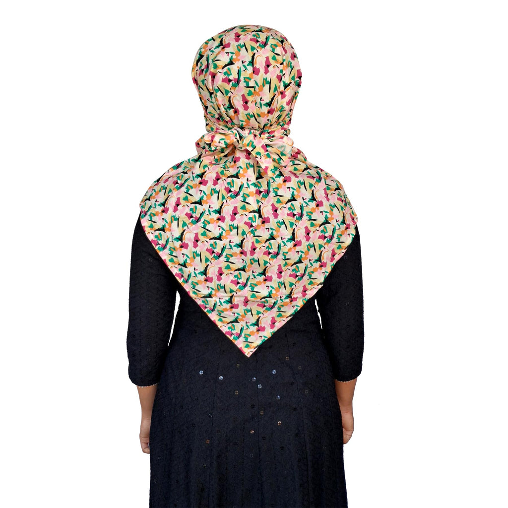 Switchon Rayon Anti Pollution Full face Scarf UV Sun Rays Protection Hijab scarf for women - Free Size (Multicolor)