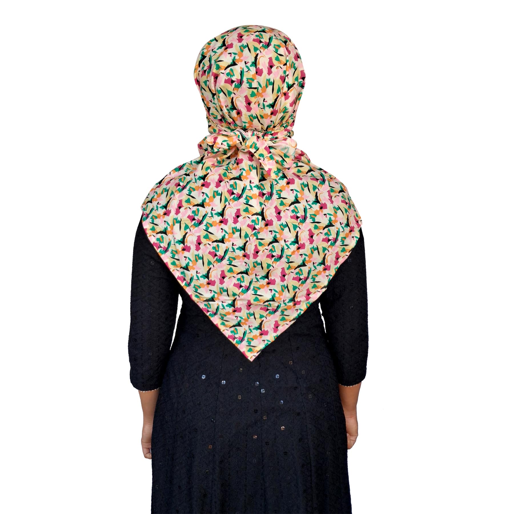 Switchon Rayon Anti Pollution Full face Scarf UV Sun Rays Protection Hijab scarf for women - Free Size (Multicolor)