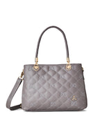 Mochi Women Grey Tote Handbag (66-7652)