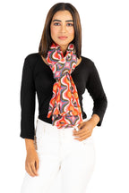 AQVA Printed Cotton Scarf for Women Stylish (Ellipsis) | Head and Face Cover Scarf for Girls with 100% Cotton | Soft & Lightweight Scarves/Stoles for all Weather (72 x 43 in)