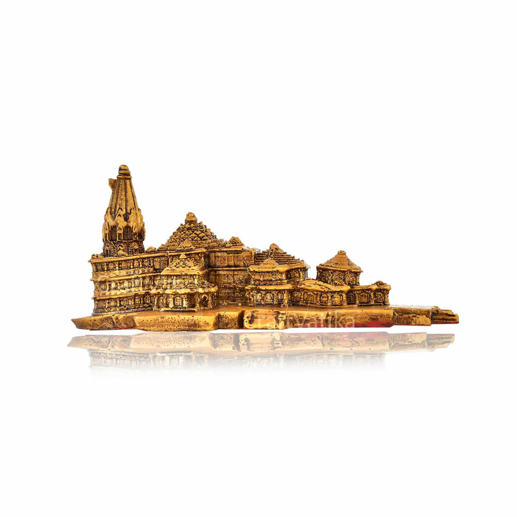 CraftVatika Ram Mandir Ayodhya Model 3D Authentic Design | Ayodhya Ram Mandir Model Resin for Home Temple Home Decor & Gifts Items