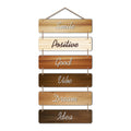 Artvibes Positive Affirmation Wall Hanging Wooden Art | Quotes Decor Item | Wall Illustrations | Office Decor | Inspirational Quotes Wall Art | Mdf Wall Decoration | Gift Items (WH_3204N)