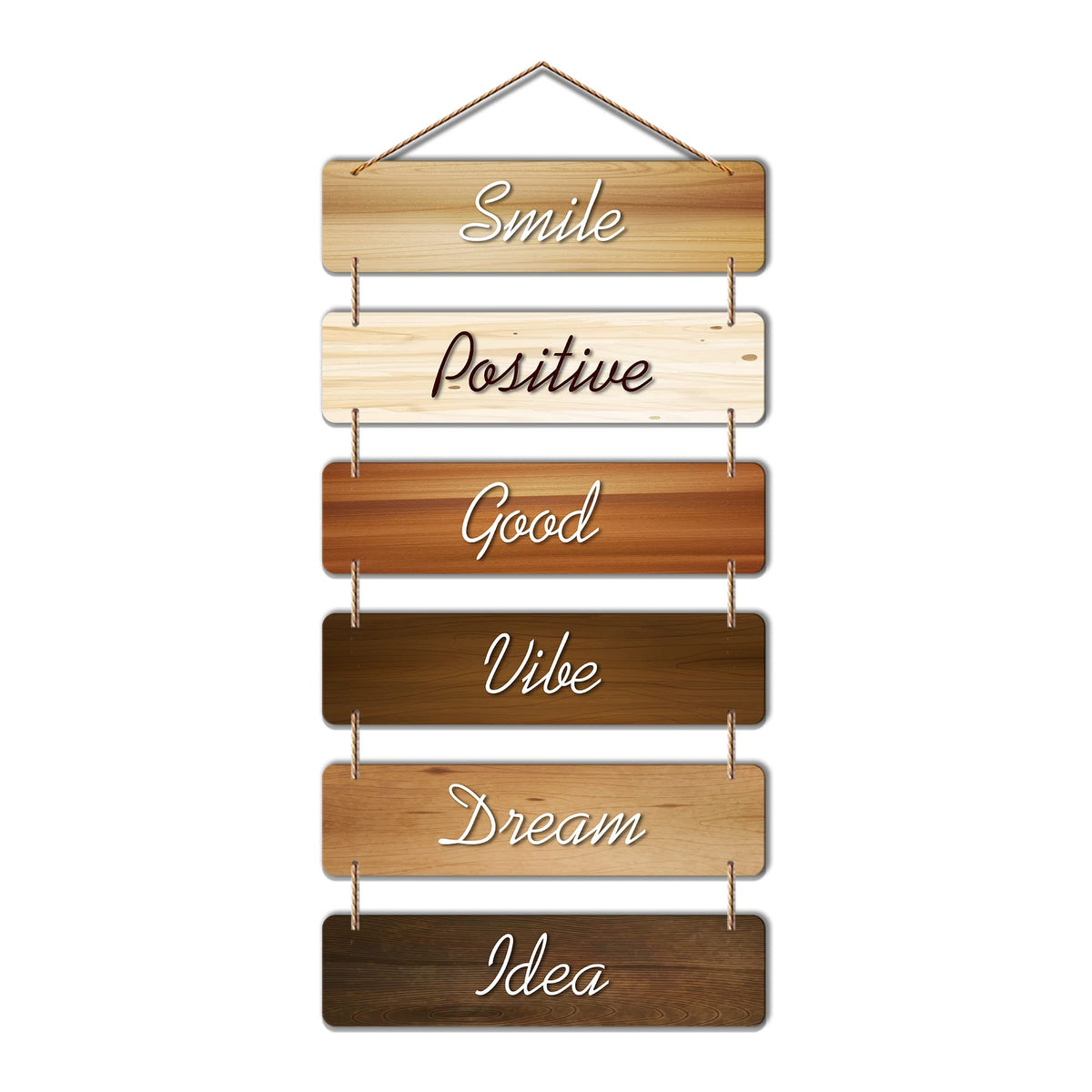 Artvibes Positive Affirmation Wall Hanging Wooden Art | Quotes Decor Item | Wall Illustrations | Office Decor | Inspirational Quotes Wall Art | Mdf Wall Decoration | Gift Items (WH_3204N)