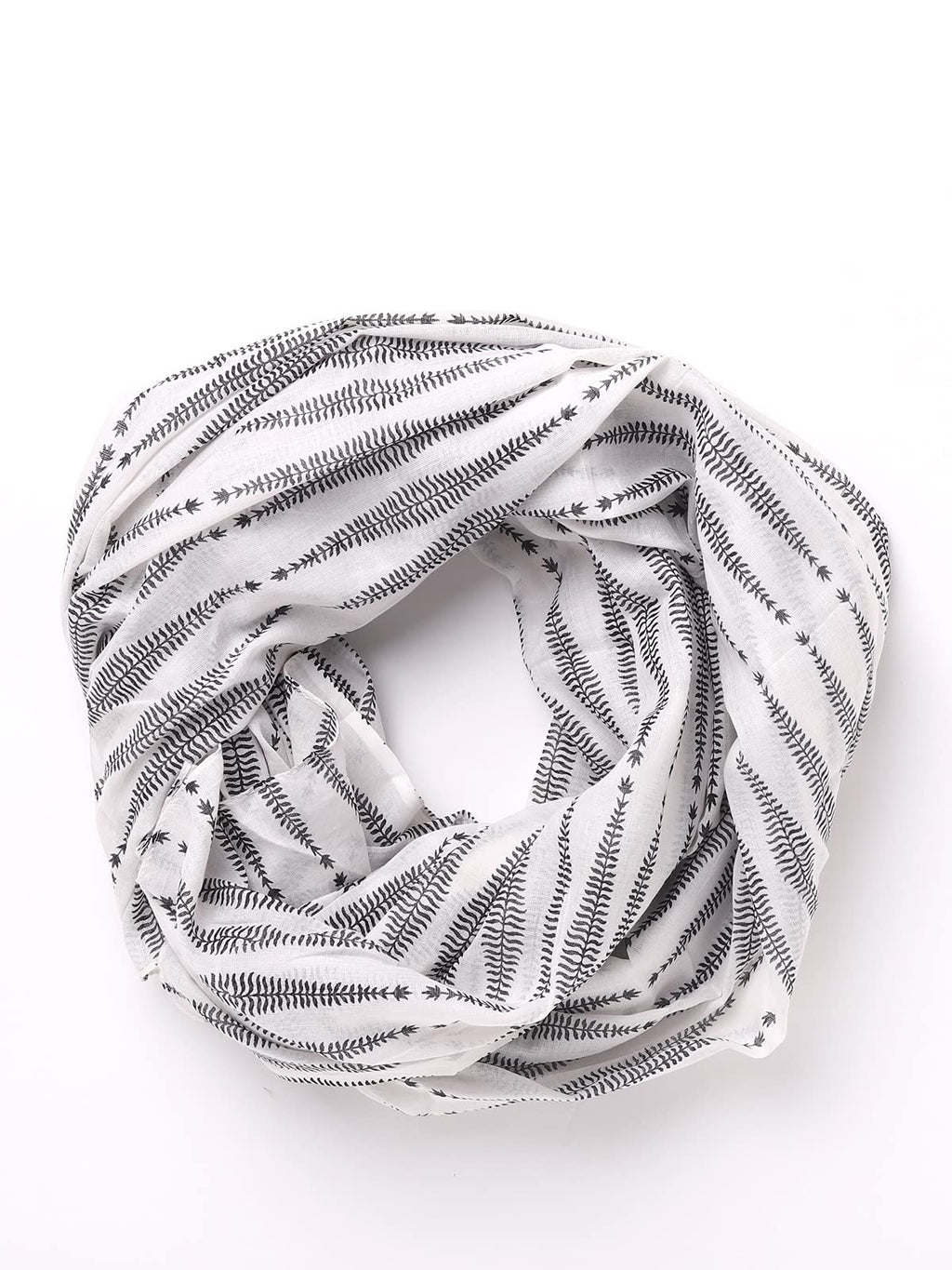 AQVA Printed Cotton Scarf for Women Stylish (Nawa Black) | Head and Face Cover Scarf for Girls with 100% Cotton | Soft & Lightweight Scarves/Stoles for all Weather (72 x 43 in)