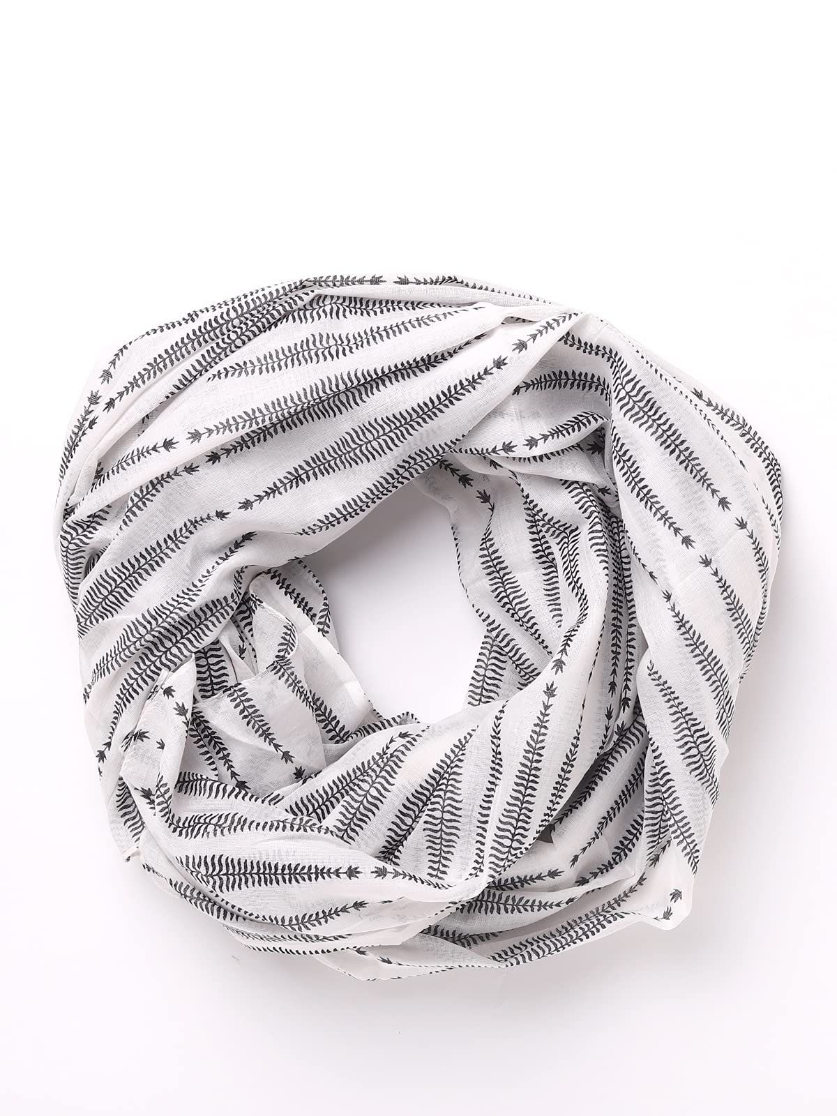 AQVA Printed Cotton Scarf for Women Stylish (Nawa Black) | Head and Face Cover Scarf for Girls with 100% Cotton | Soft & Lightweight Scarves/Stoles for all Weather (72 x 43 in)