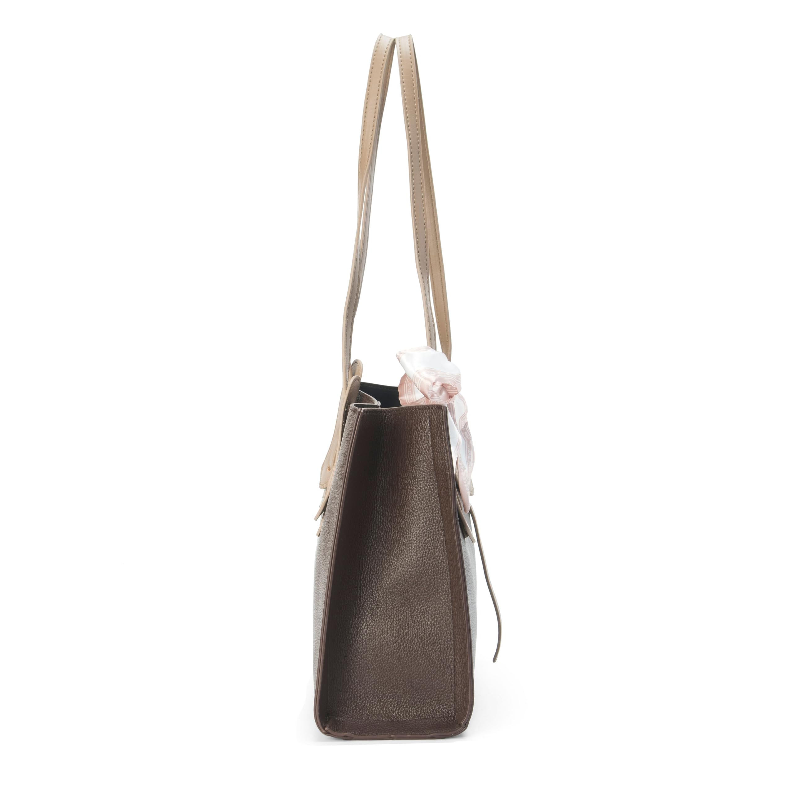 Lino Perros Womens Avril Daily Brown Tote Bag
