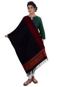 Tribes India Women's Shawl (Black)