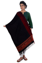 Tribes India Women's Shawl (Black)