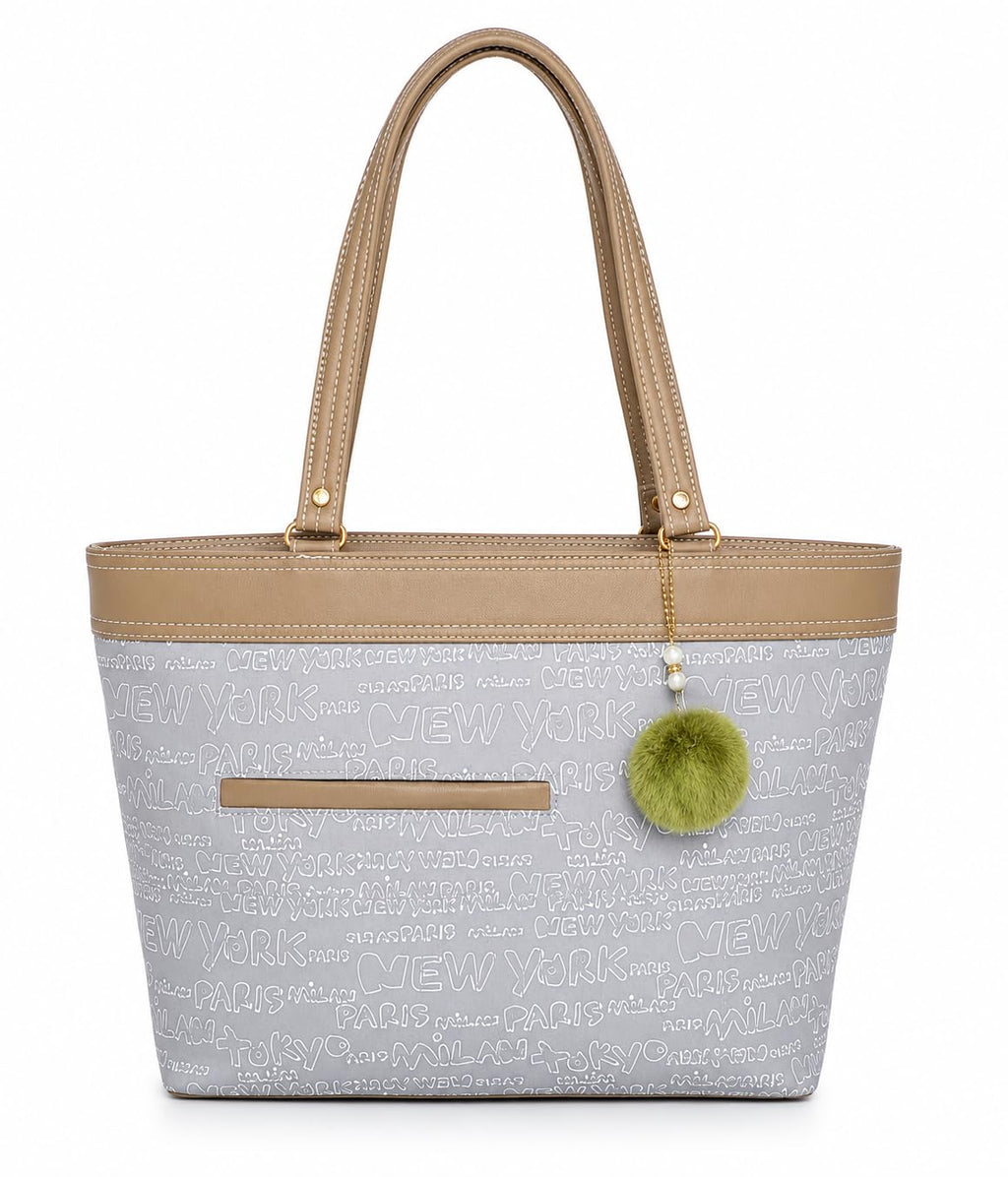 OPULLENT Large Capacity Tote Bag For Women, Olive Oil